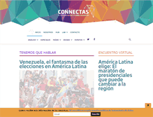 Tablet Screenshot of connectas.org